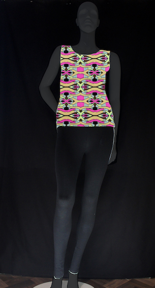 Top singlet print Blinded Eyes