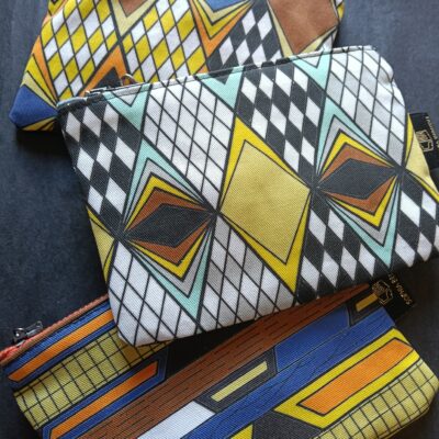 Other products : Accessorie Case small zipp Eco cotton garbadine / Japanese denim