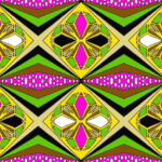 ’Diamond Dimension pink/orange’