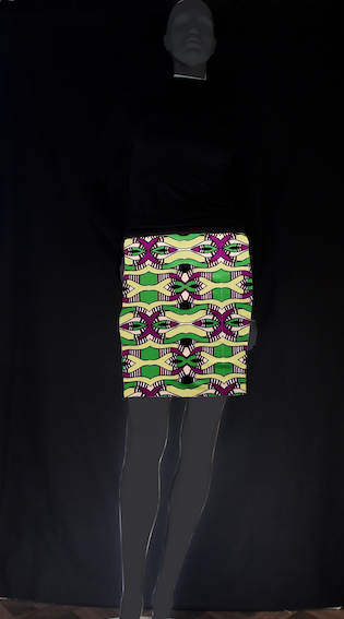 Skirt mini print Blinded Eyes