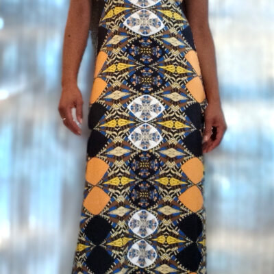 Dress long tight fit