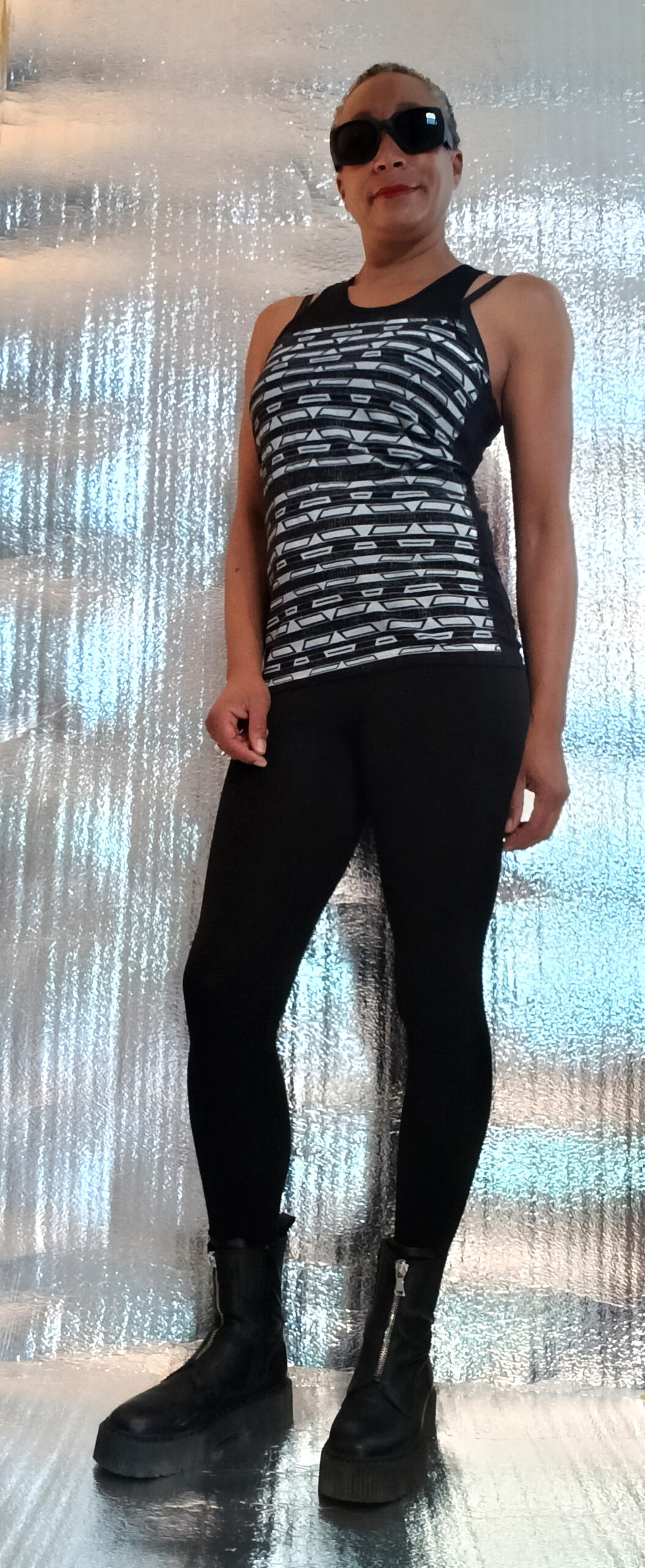 Other products : Tank Top black silkscreen printed by hand