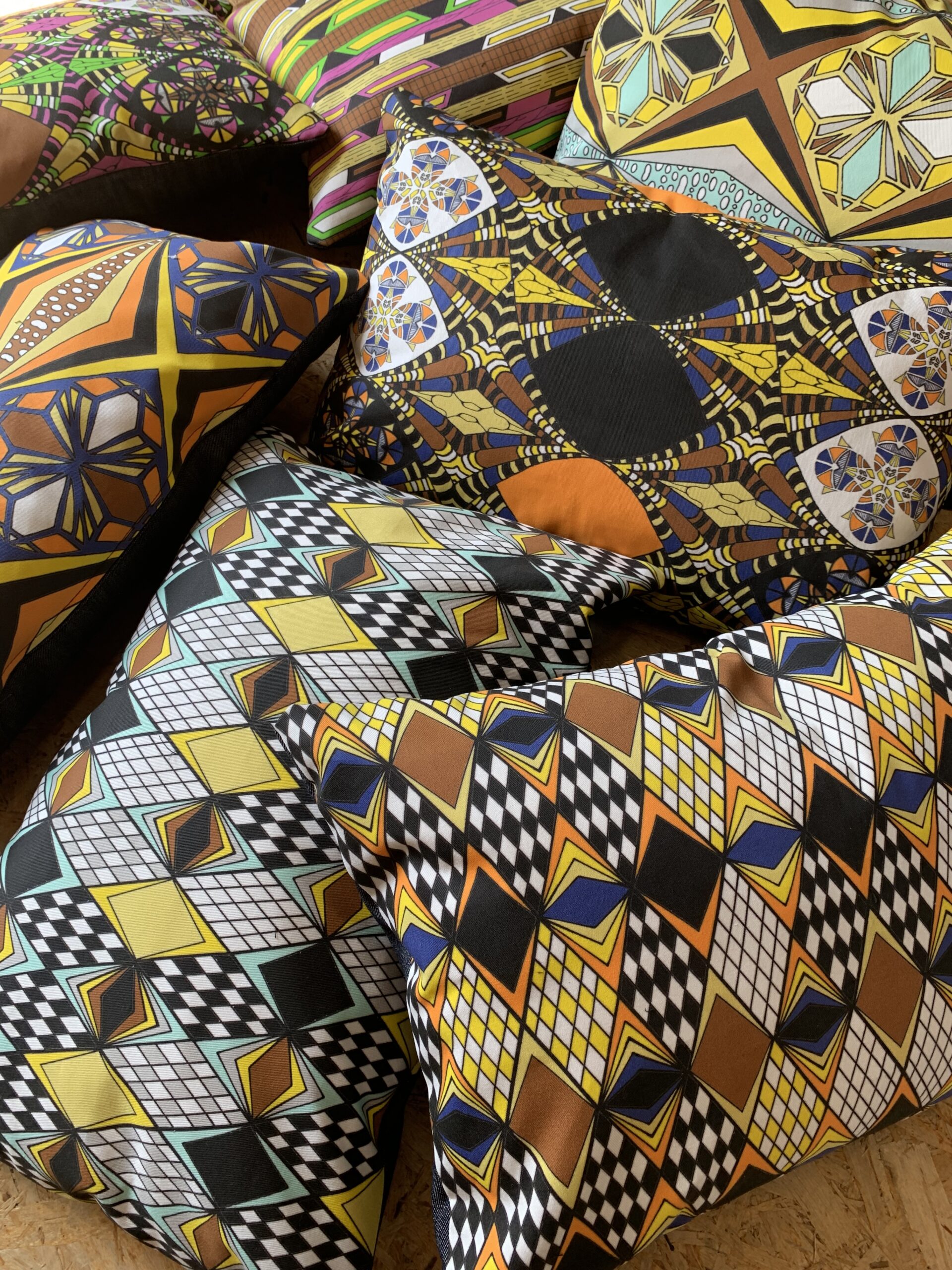 Other products : Interior accessorie Pillow eco Cotton garbadine / Japanese denim 35 x 50 cm