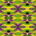 Blinded Eyes purple/green’