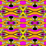 ’Blinded Eyes pink/orange’